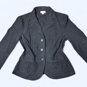 Y2K Goth Black Pinstripe Blazer by Loft!